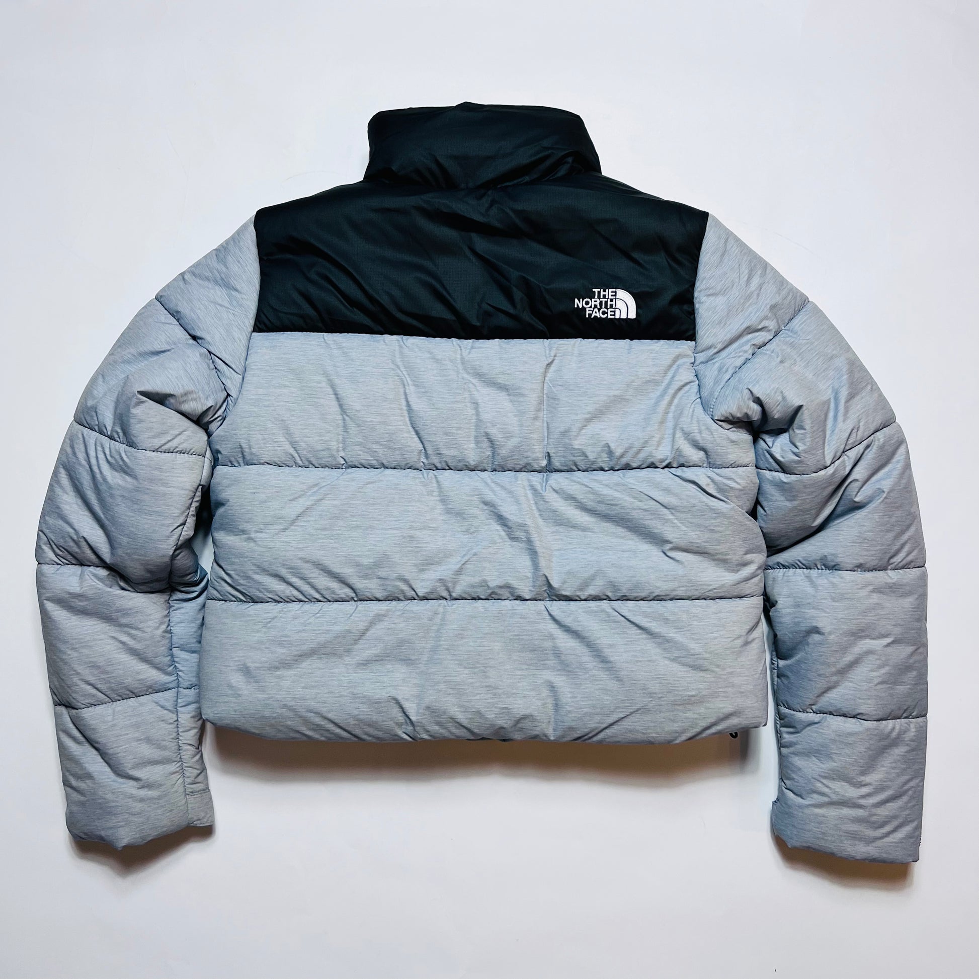 Damen The North Face Saikuru Jacke Cropped Hellgrau Schwarz M - Cats on Stacks VNTG