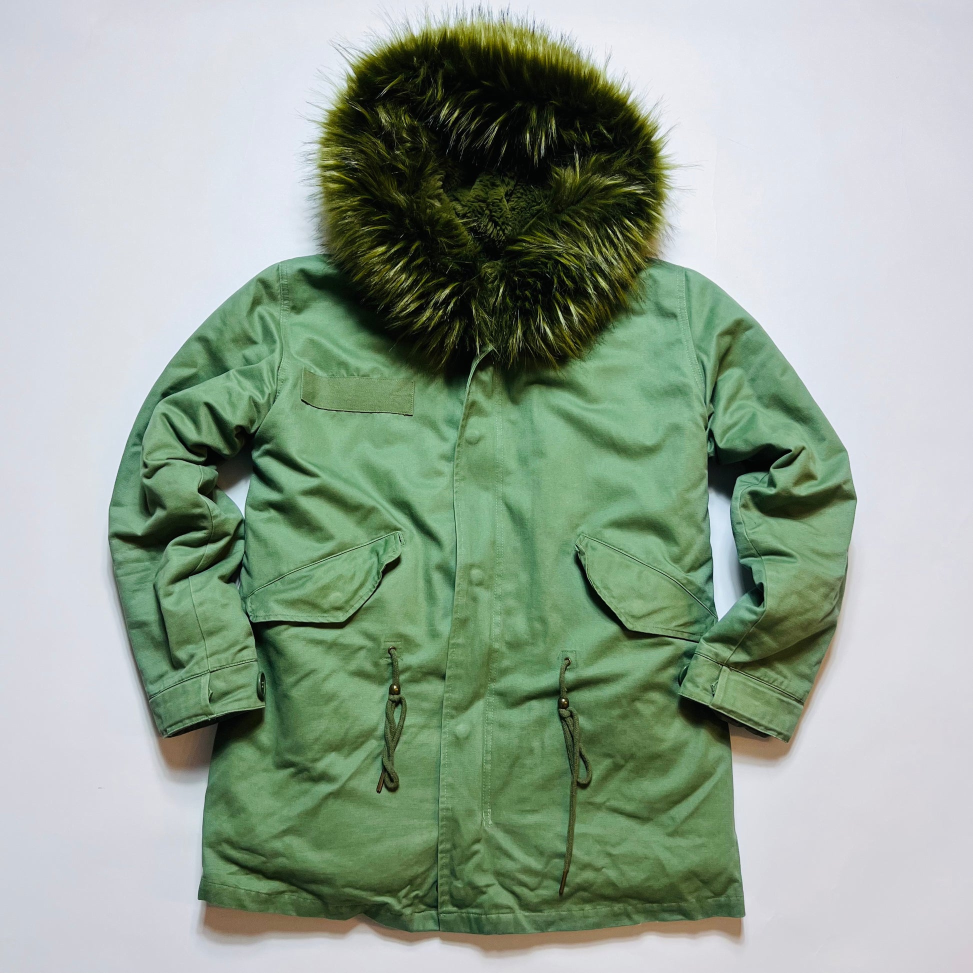 Damen Don`t believe the Hype Winterjacke Parka grün M - Cats on Stacks VNTG