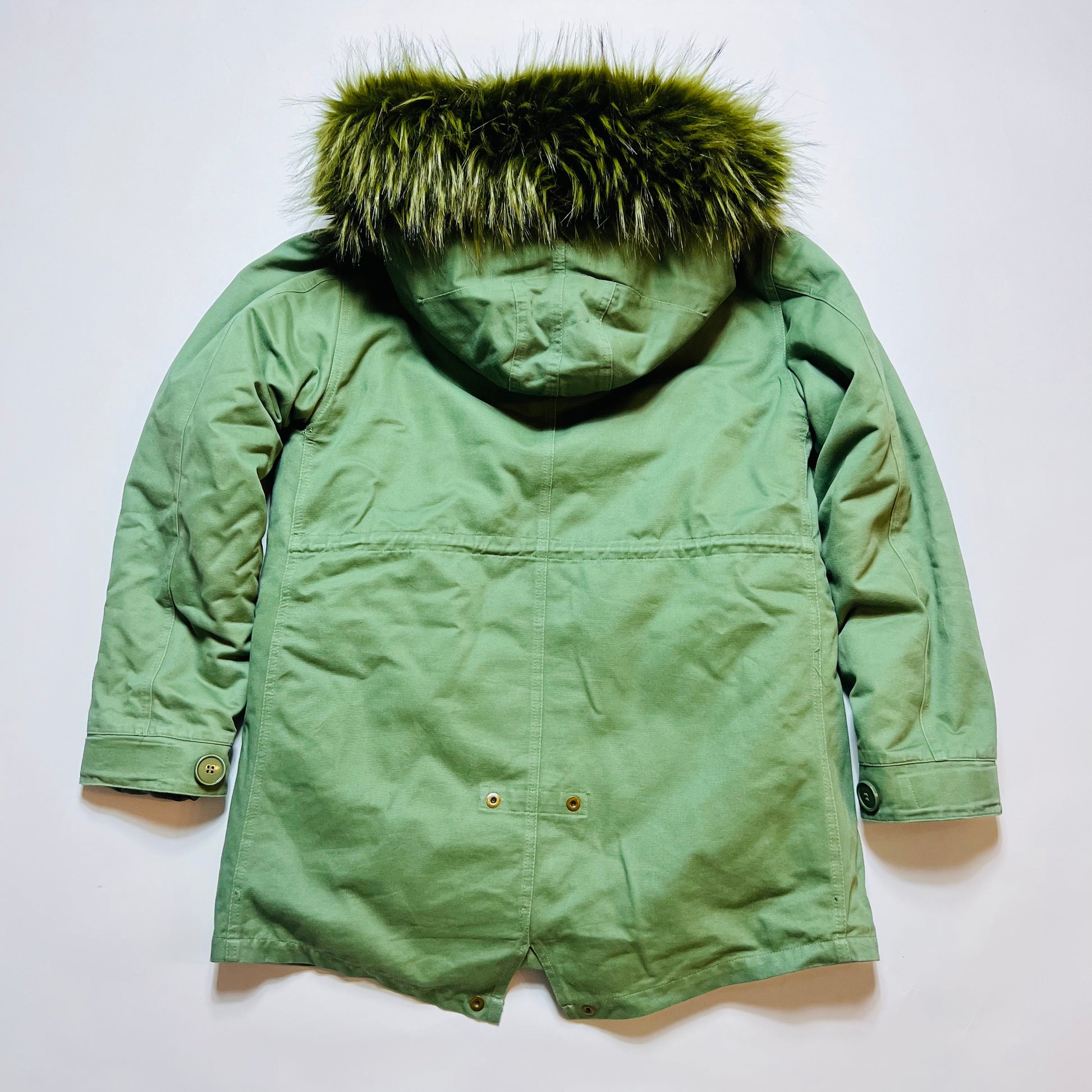 Damen Don`t believe the Hype Winterjacke Parka grün M - Cats on Stacks VNTG