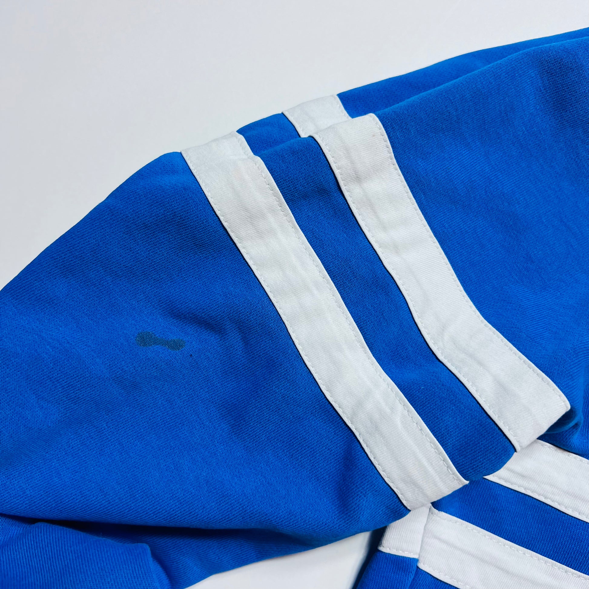 Ellesse Mini Logo Retro Striped Hoodie blau M / L - Cats on Stacks VNTG