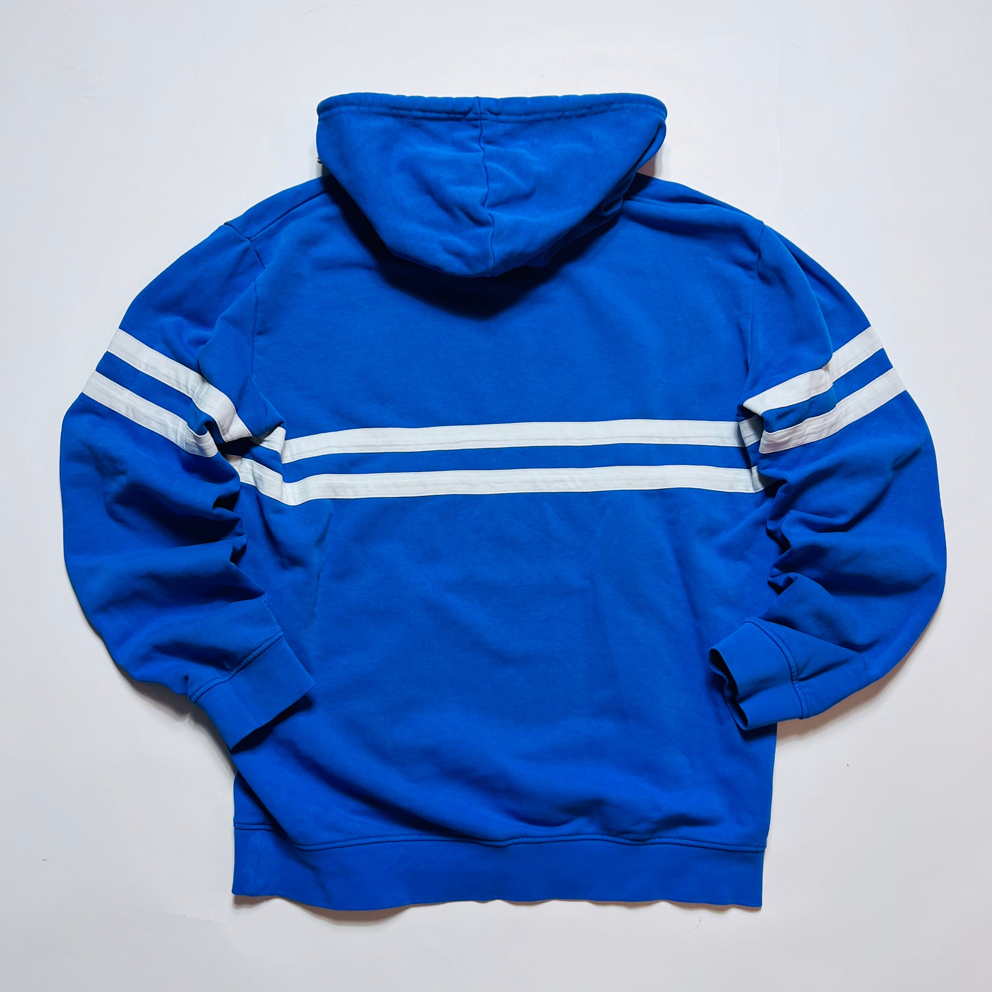 Ellesse Mini Logo Retro Striped Hoodie blau M / L - Cats on Stacks VNTG