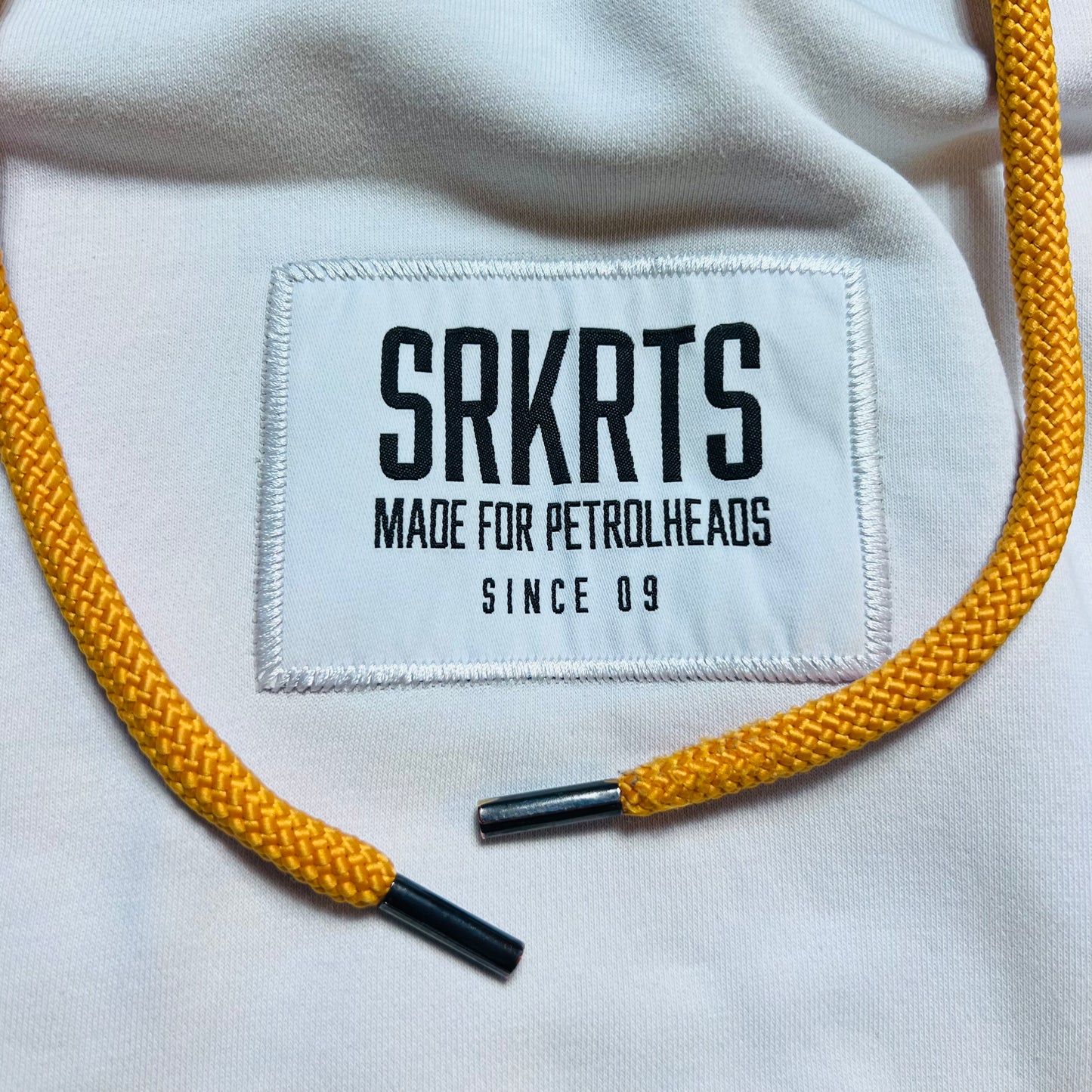 Sourkrauts "Hate People Love Cars" Retro Hoodie weiß M / L - Cats on Stacks VNTG