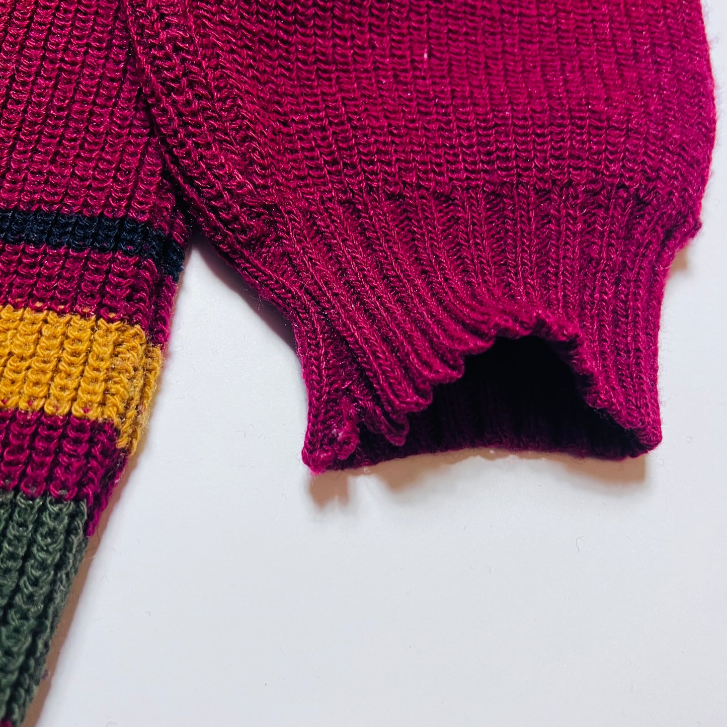 Wrangler Vintage 90s Strickpullover dunkelrot M / L - Cats on Stacks VNTG