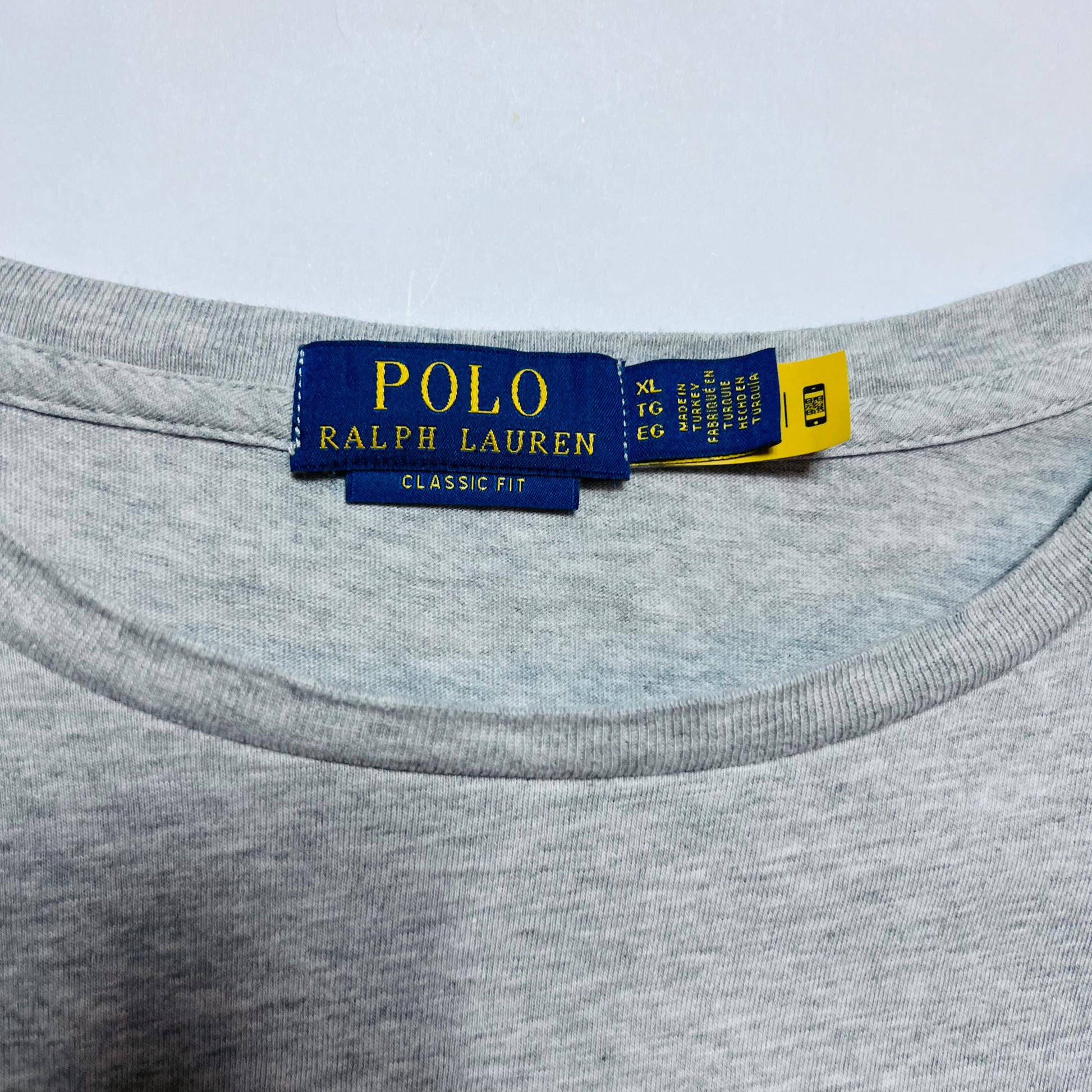 Ralph Lauren Polo Bear Businessmen T-Shirt grau XL - Cats on Stacks VNTG