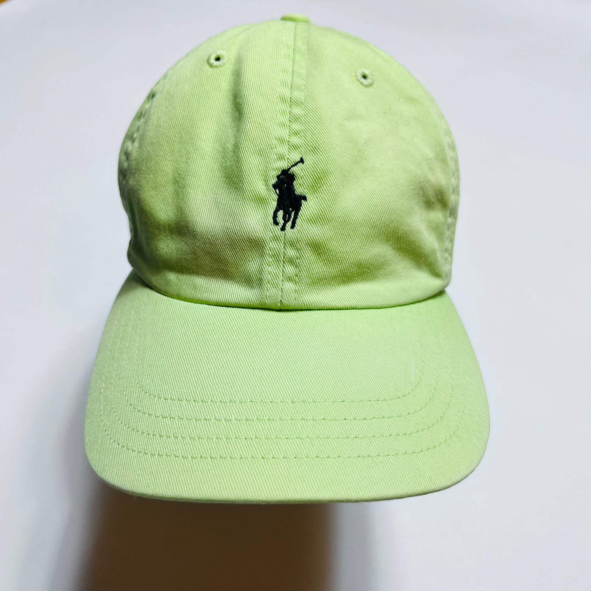 Ralph Lauren Vintage 90s Polo Cap hellgrün Mini Pony Strapback - Cats on Stacks VNTG