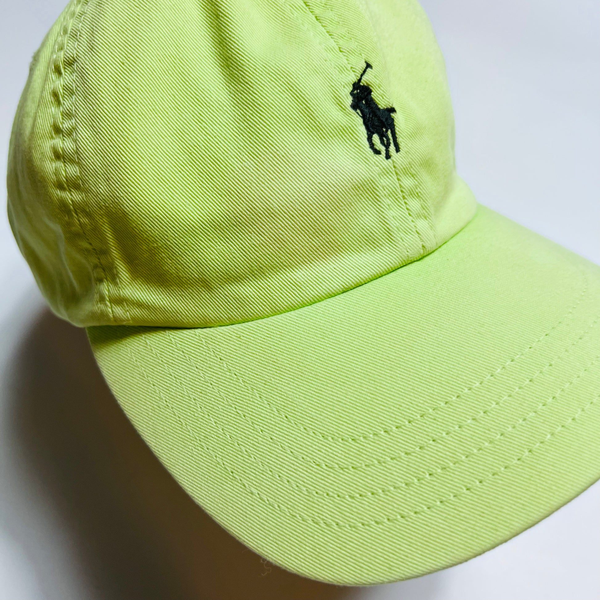 Ralph Lauren Vintage 90s Polo Cap hellgrün Mini Pony Strapback - Cats on Stacks VNTG