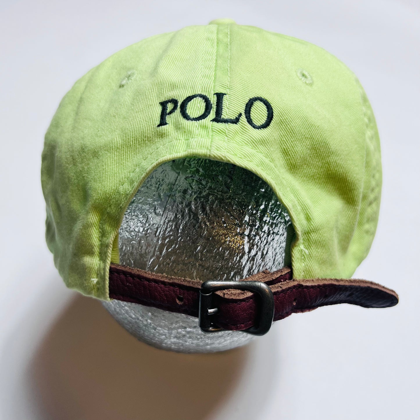 Ralph Lauren Vintage 90s Polo Cap hellgrün Mini Pony Strapback - Cats on Stacks VNTG