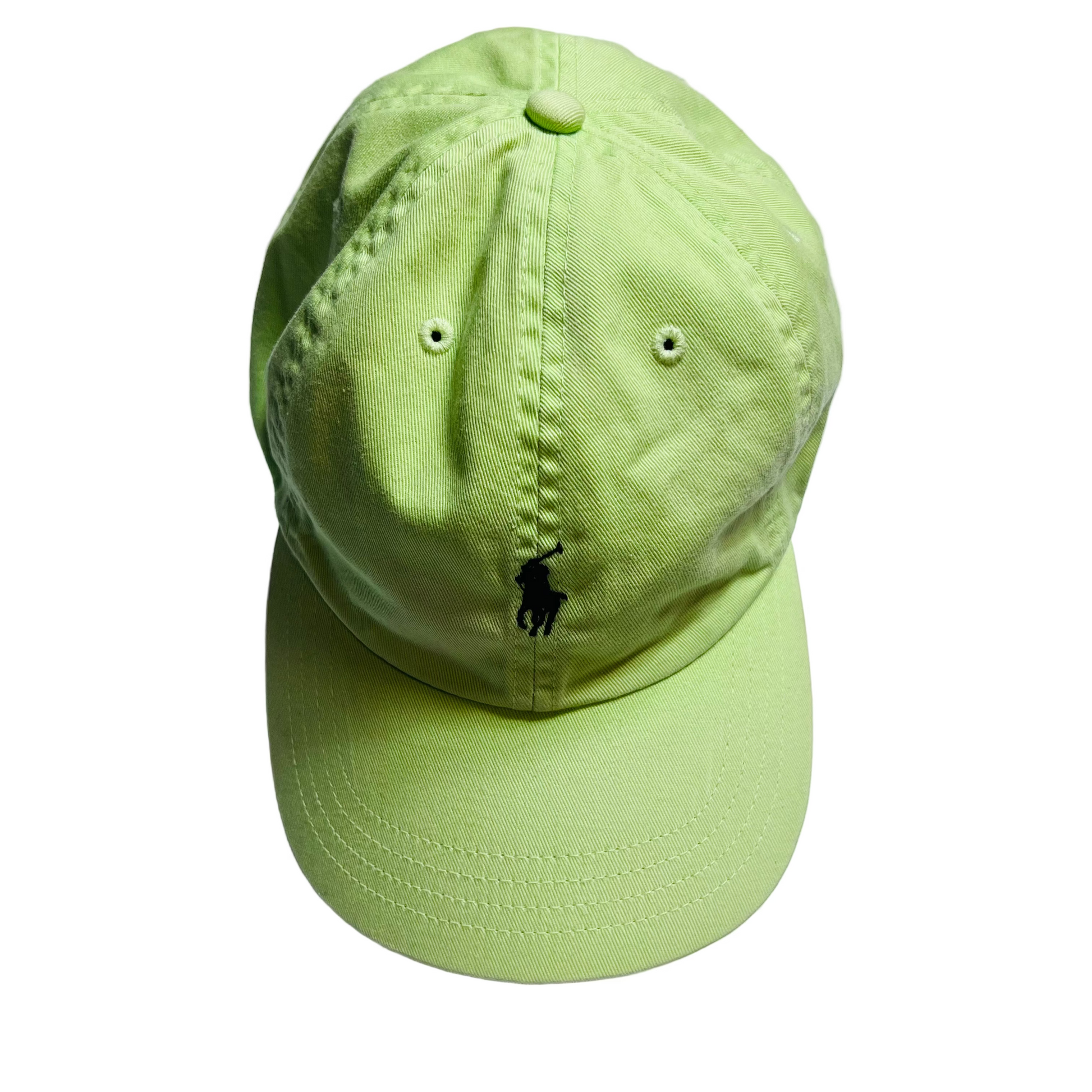 Ralph Lauren Vintage 90s Polo Cap hellgrün Mini Pony Strapback - Cats on Stacks VNTG