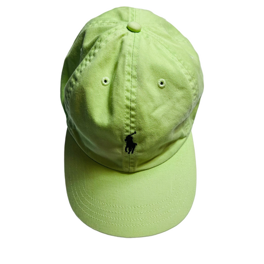 Ralph Lauren Vintage 90s Polo Cap hellgrün Mini Pony Strapback - Cats on Stacks VNTG