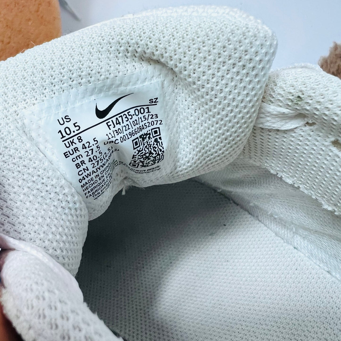 Nike Air Max 1 Crepe „Light Bone“ FJ4735-001 Größe 42,5