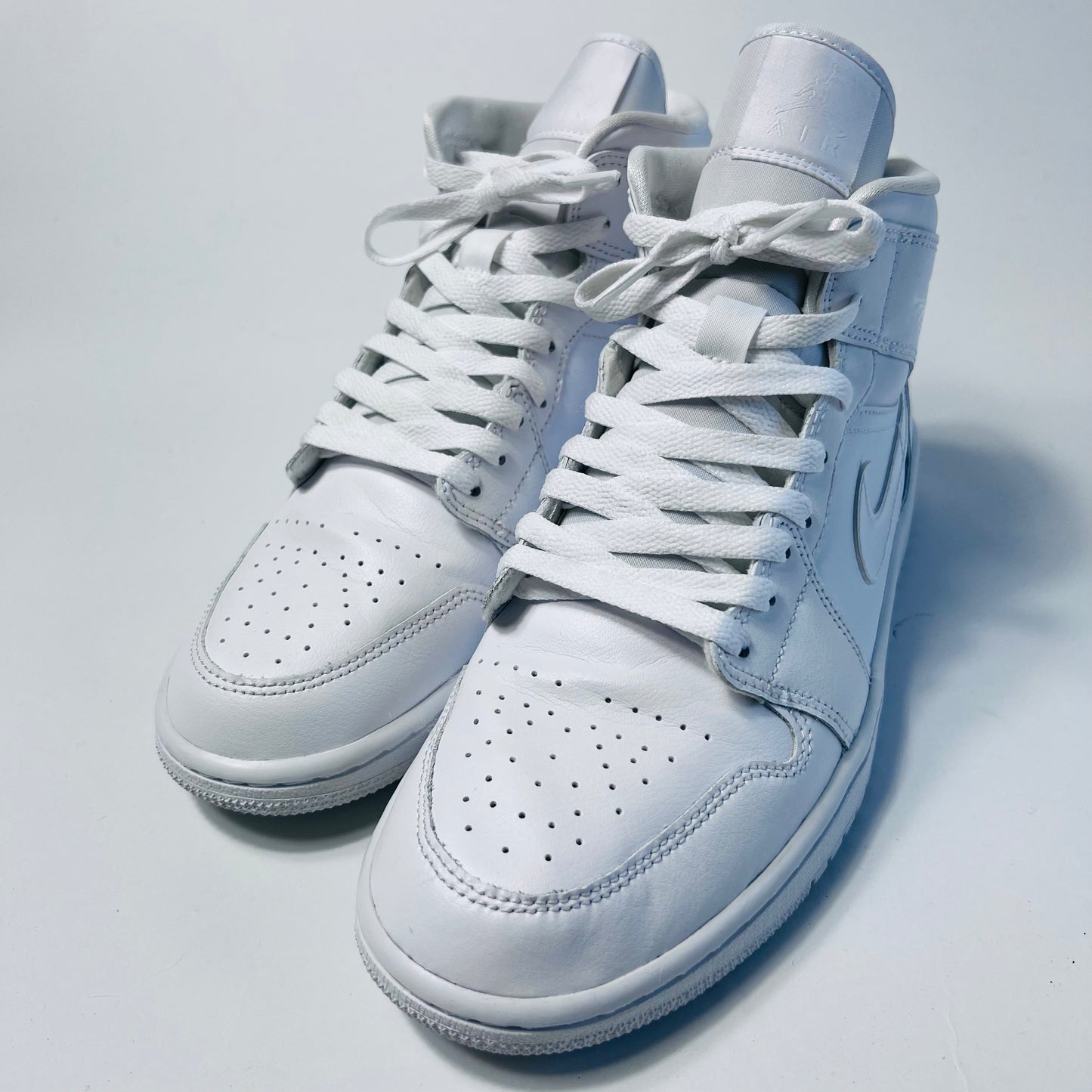 Air Jordan 1 Mid "Tripple White" weiß DV0991-111 Größe 42,5