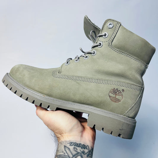 Timberland Premium Suede Damen Boots Stiefel Grau Größe 75M / 41