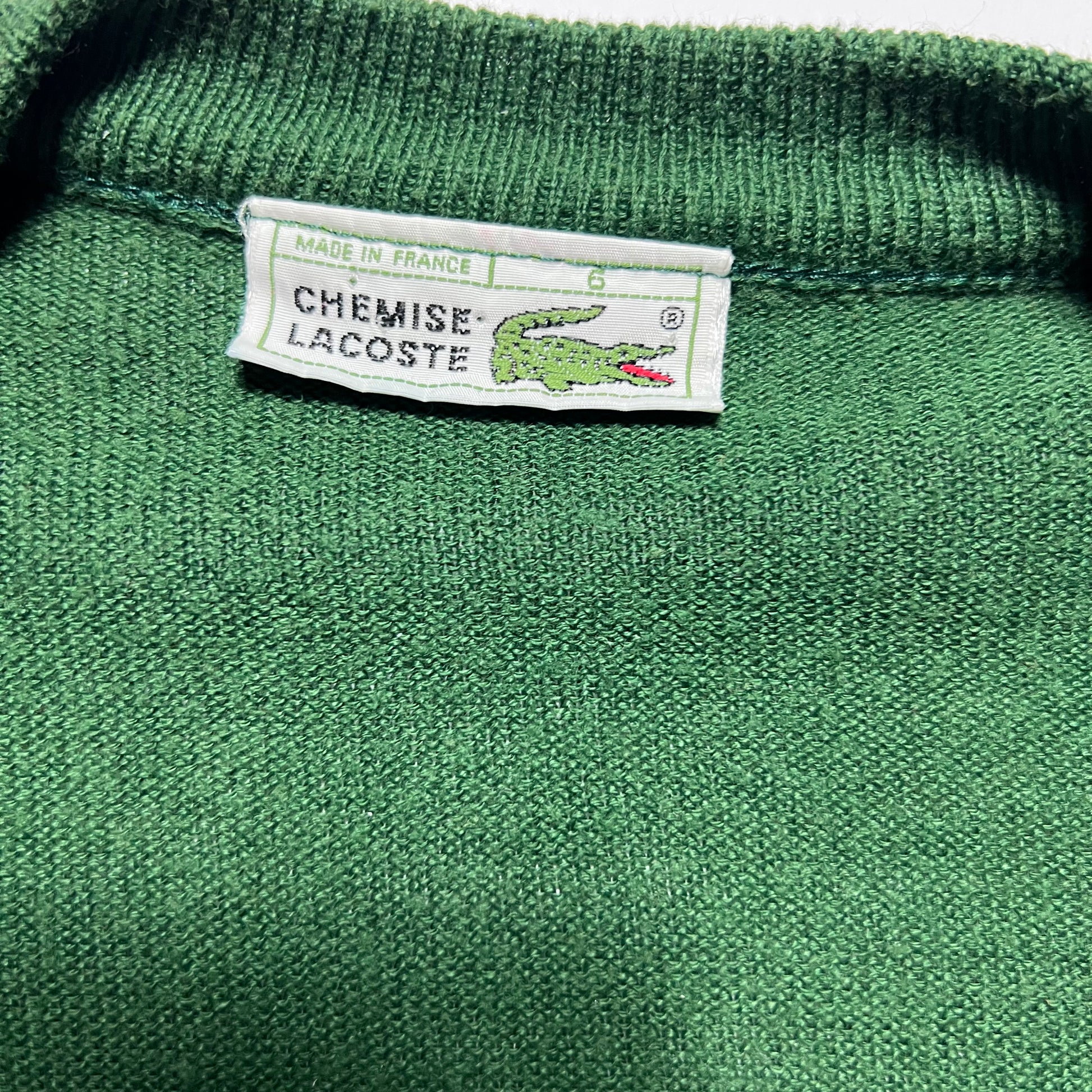 Vintage Lacoste Green Cardigan XL / XXL - Cats on Stacks VNTG