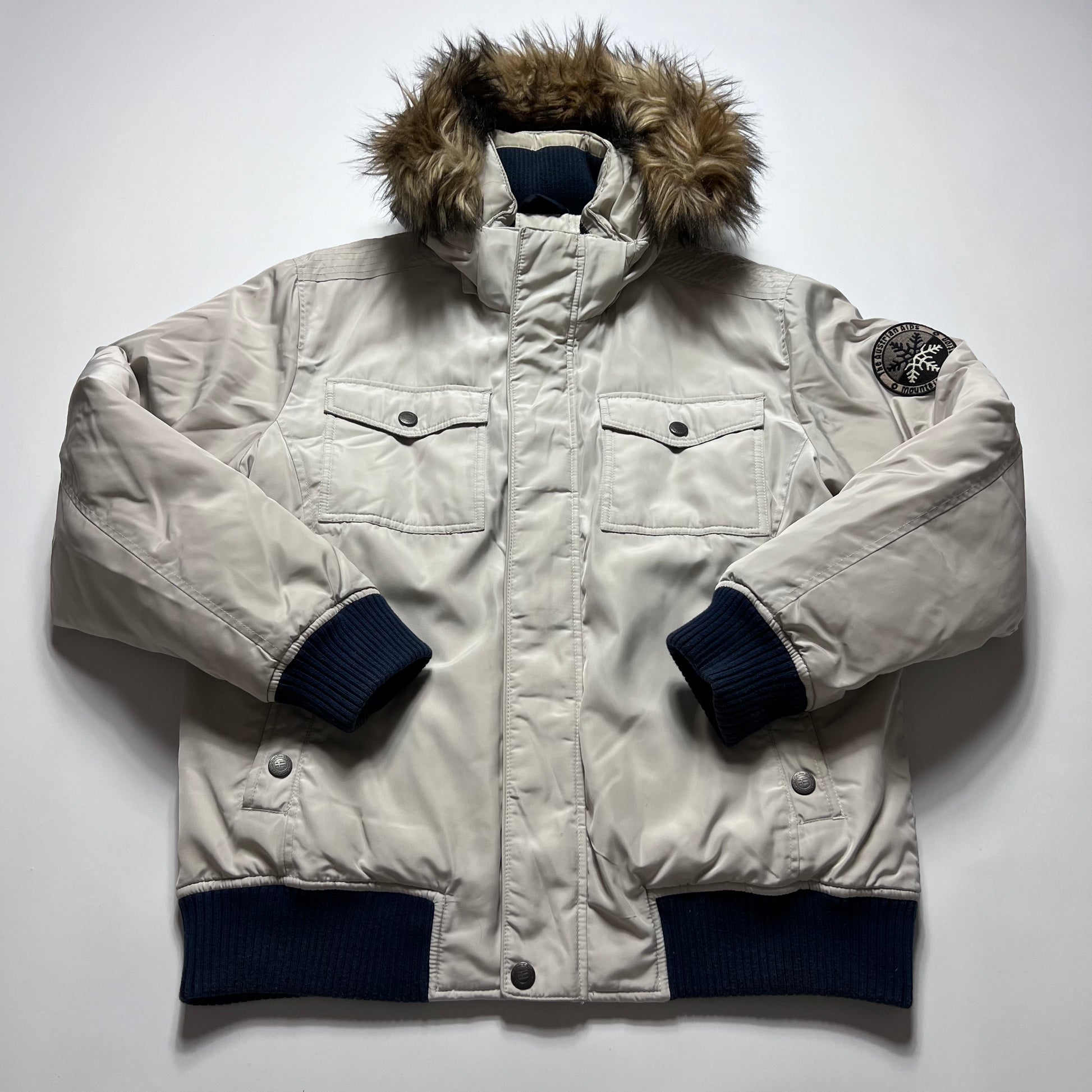 Y2K Christian Berg Stockholm Daunen Jacke L - Cats on Stacks VNTG