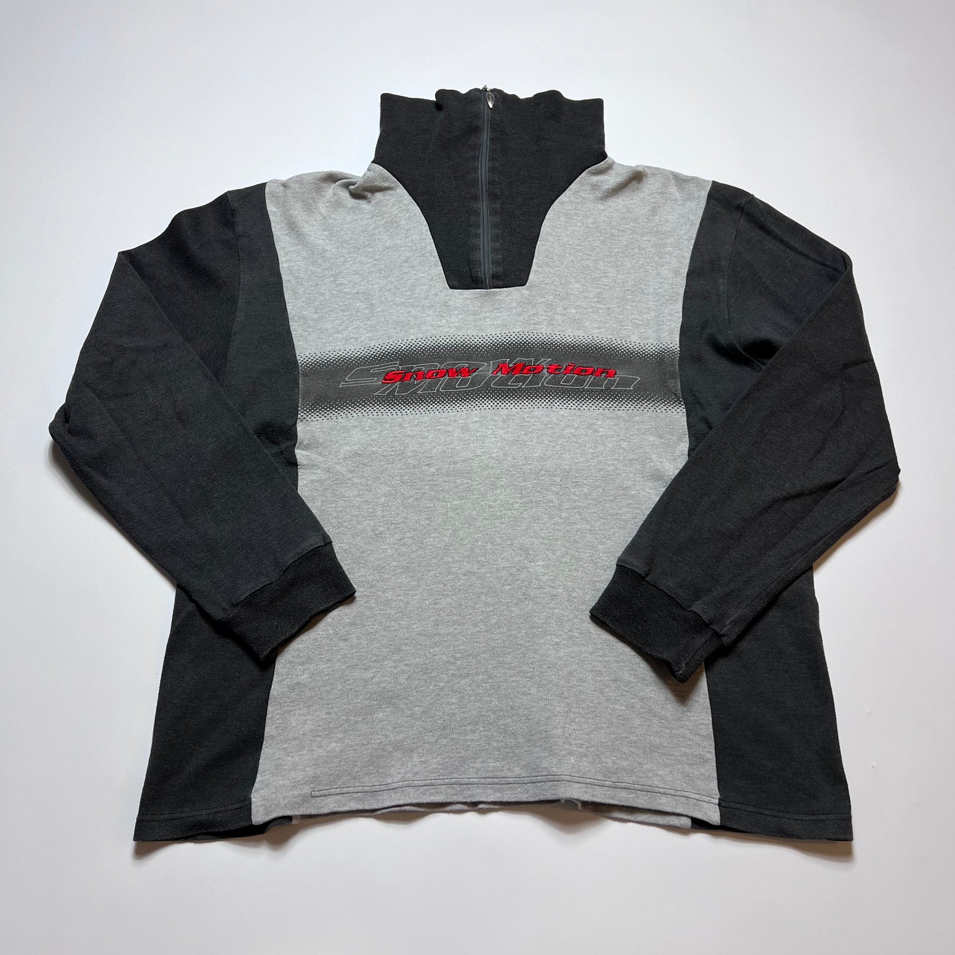 Vintage Snow Motion Light Zipper L - Cats on Stacks VNTG