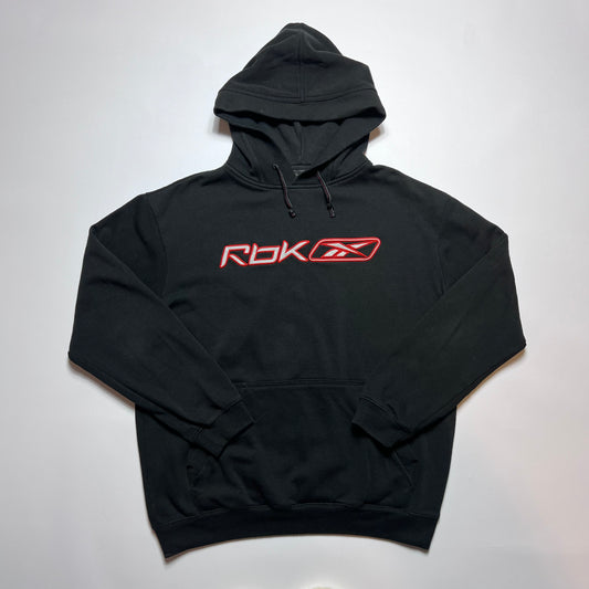Vintage Reebok Script Hoodie L - Cats on Stacks VNTG