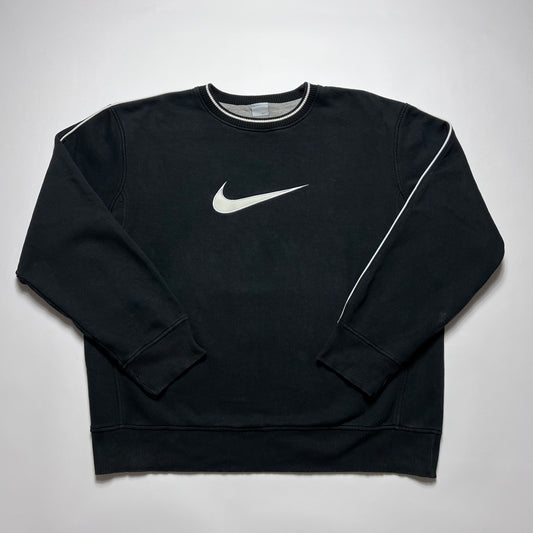 Vintage Y2K Nike Big Swoosh Crewneck XL - Cats on Stacks VNTG