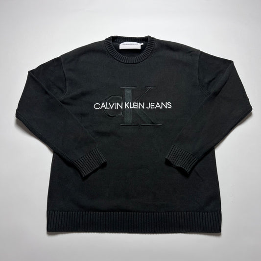 Calvin Klein Jeans Monogram Crewneck M - Cats on Stacks VNTG