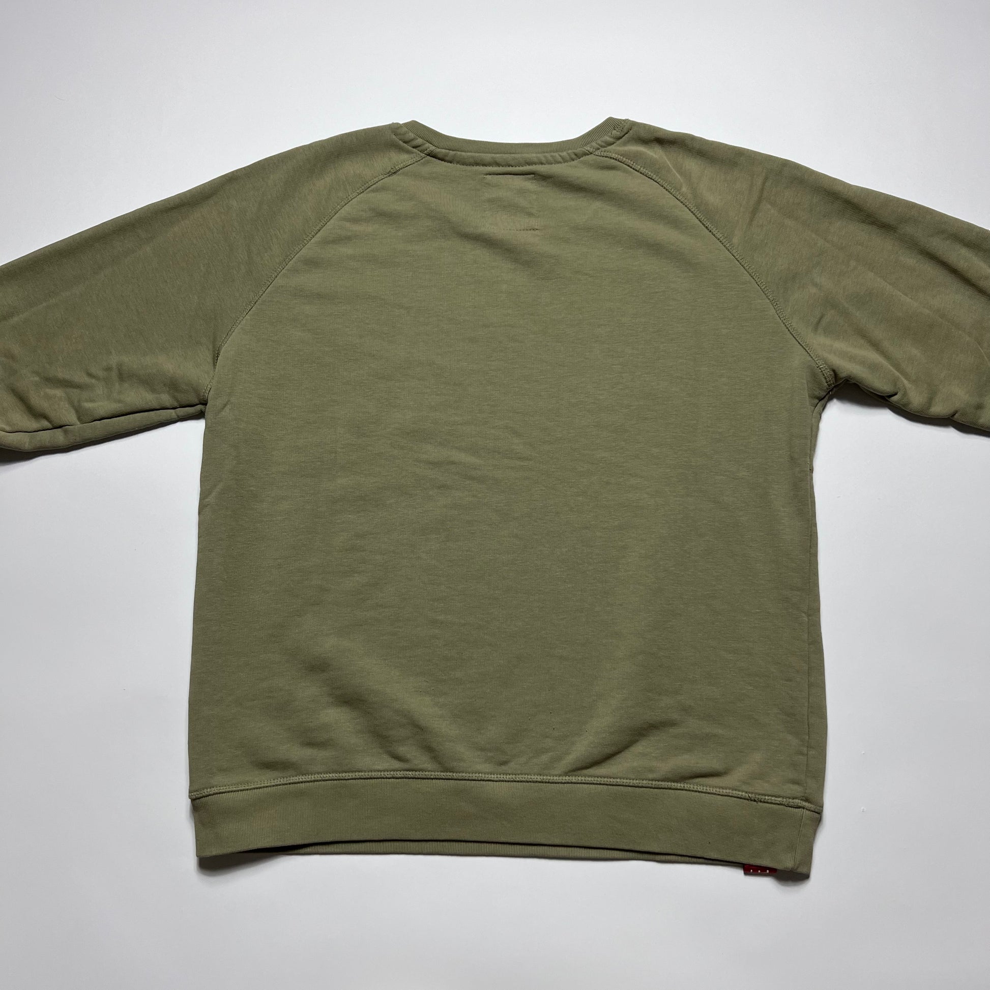 Y2K Alpha Industries Oliv Crewneck M - Cats on Stacks VNTG