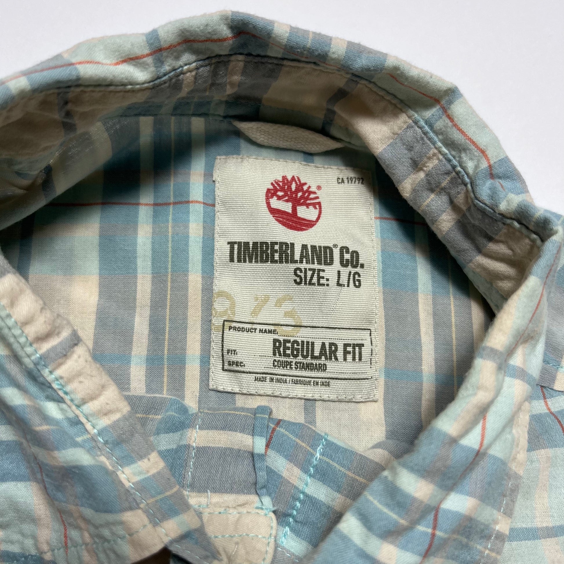 Vintage Timberland Karo Hemd L - Cats on Stacks VNTG