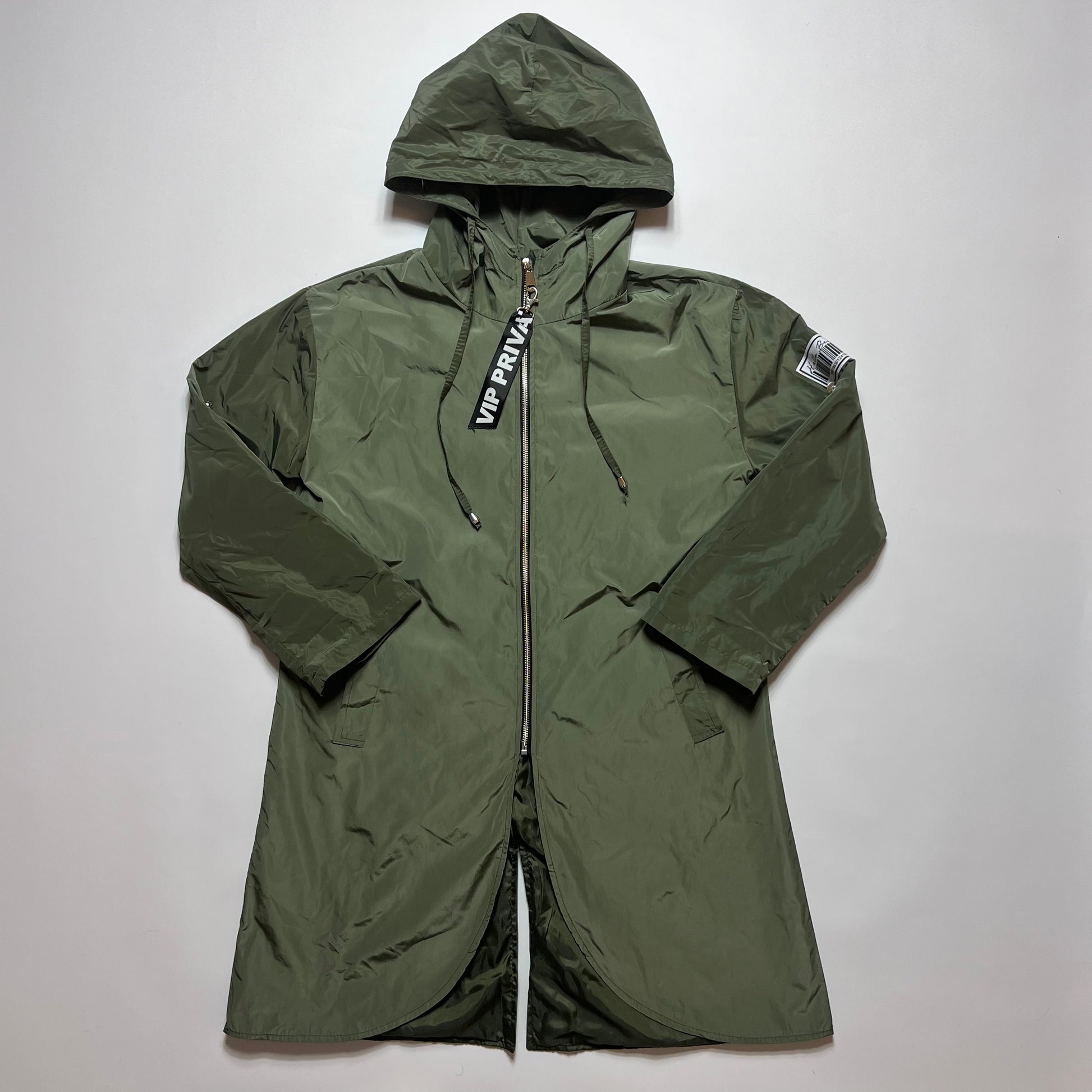 Y2K Italia VIP Oliv Parka L - Cats on Stacks VNTG
