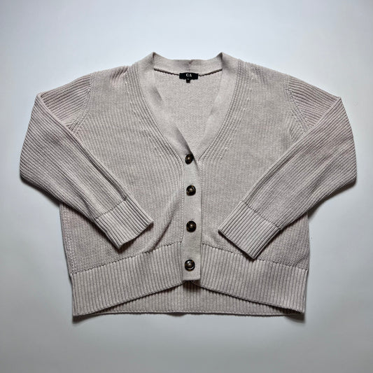 C&A Boxy Creme Cardigan L / XL - Cats on Stacks VNTG