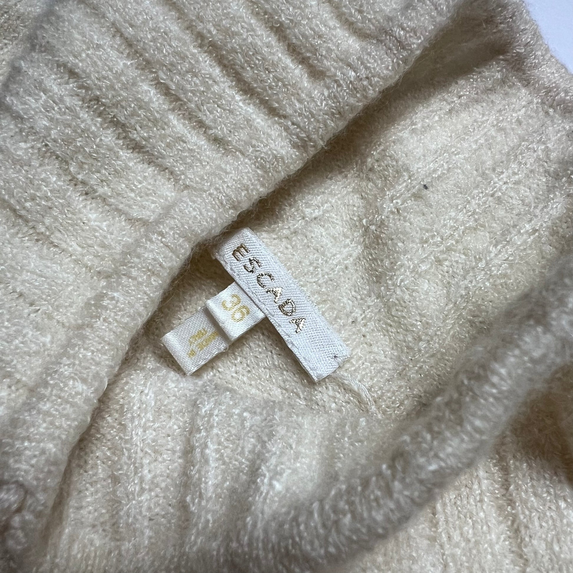 Vintage Designer Escada Mockneck Hoodie S / M - Cats on Stacks VNTG