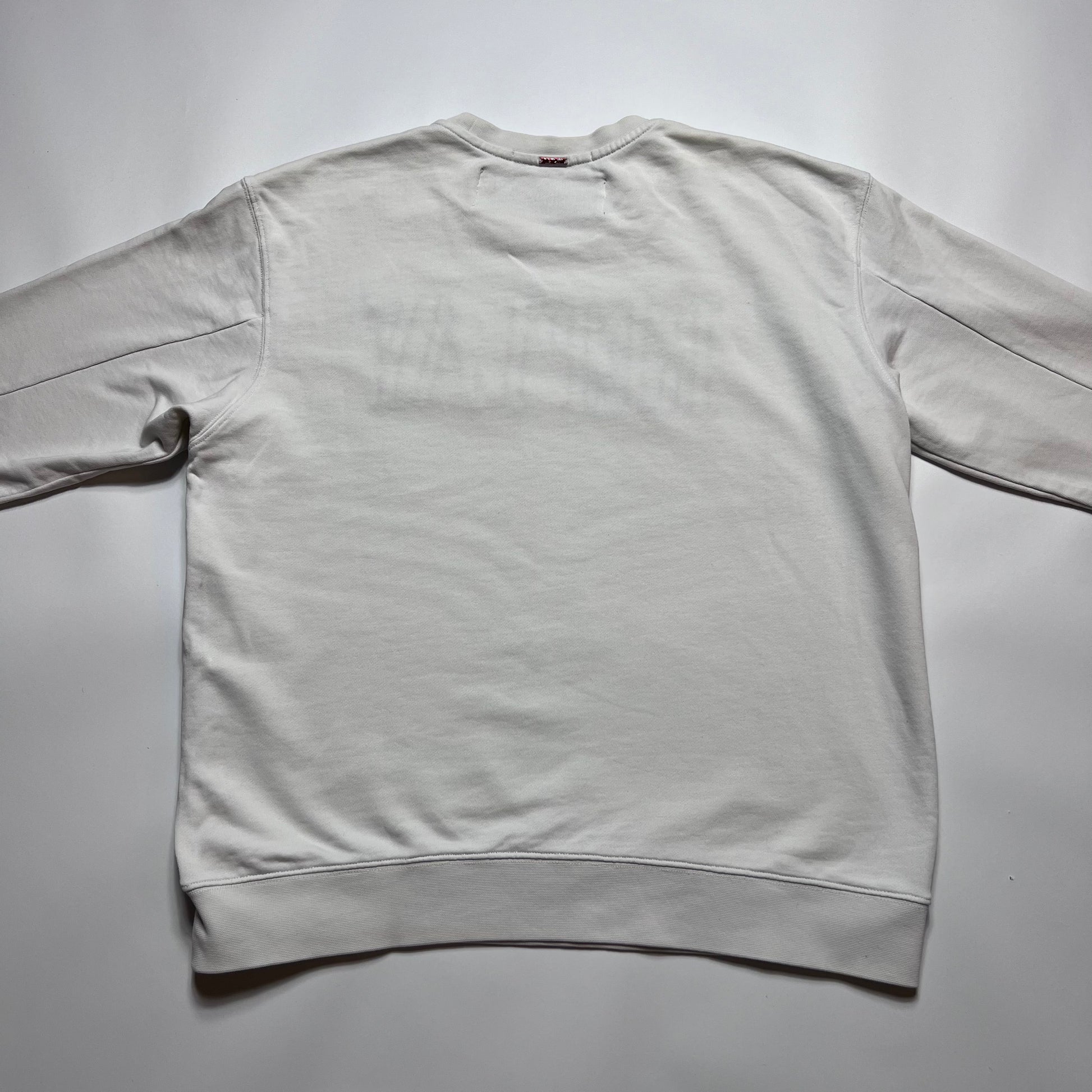Damen Replay Spellout Crewneck Pullover weiß M - L - Cats on Stacks VNTG