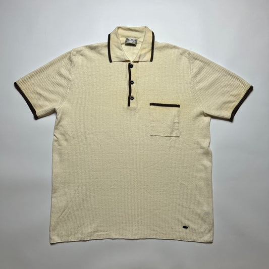 Vintage Joop Pure Leinen Polo Shirt L - Cats on Stacks VNTG