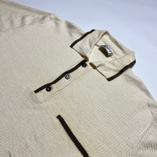 Vintage Joop Pure Leinen Polo Shirt L - Cats on Stacks VNTG
