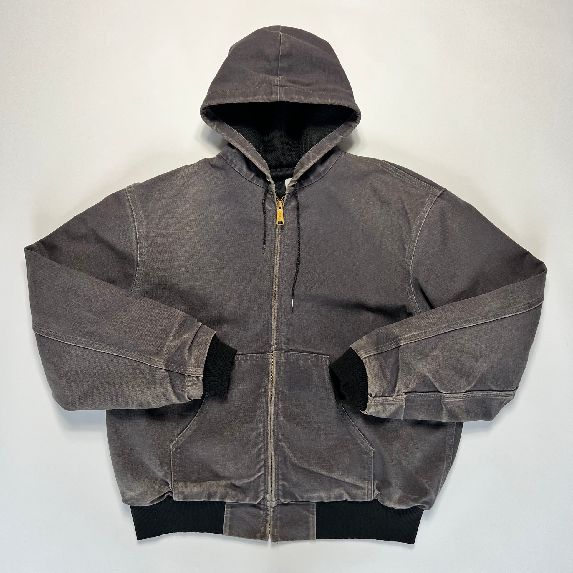 Vintage Carhartt Gray Denim Workwear Jacke XL - Cats on Stacks VNTG
