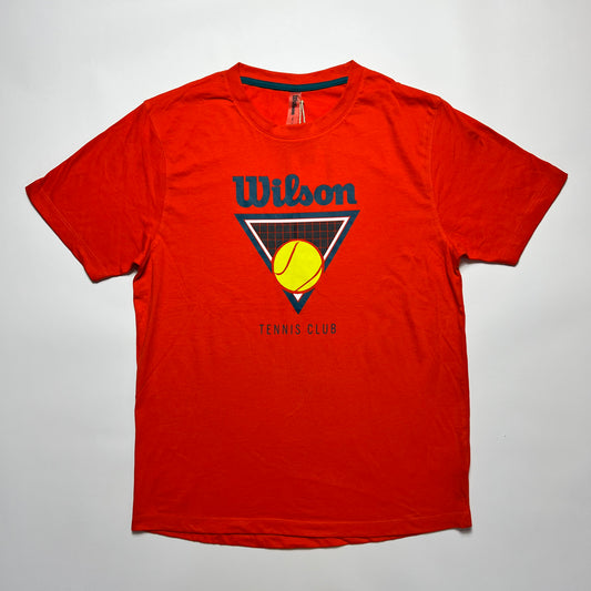 Wilson Tennis Club Orange T-Shirt L - Cats on Stacks VNTG