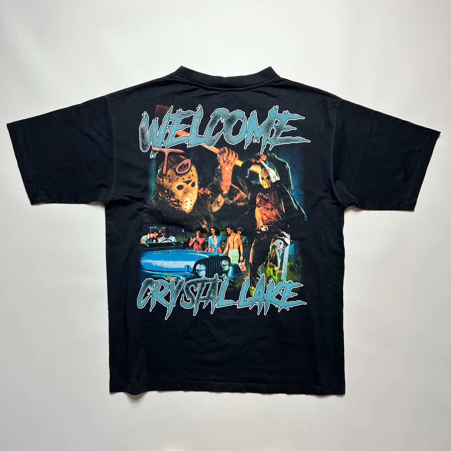 Marino Morwood x Jason Black T-Shirt L / XL - Cats on Stacks VNTG
