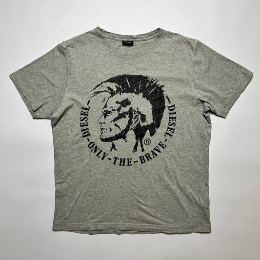 Diesel Only the Brave Gray T-Shirt M - Cats on Stacks VNTG