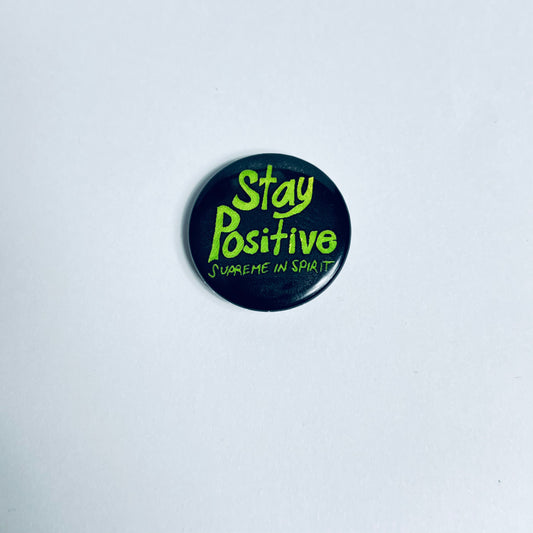 Supreme Stay Positive Pin - Cats on Stacks VNTG