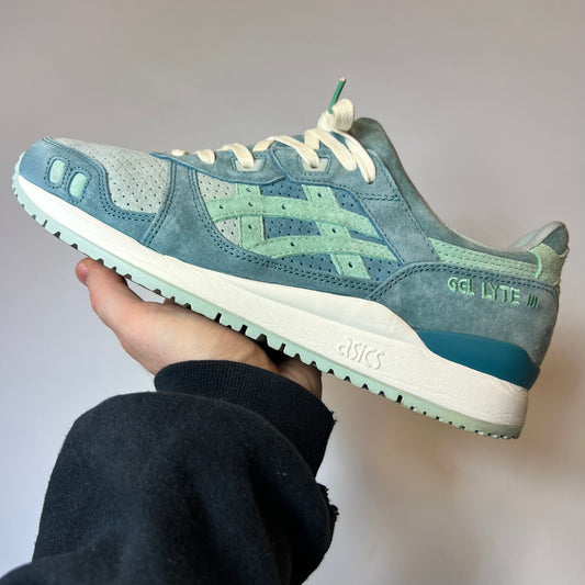 Asics Gel Lyte III "Kadomatsu Pack" Seafoam 42 / 1201A164-300 - Cats on Stacks VNTG