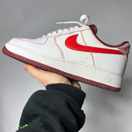 Nike Air Force 1 Low Team Red 43 / DA8478-101 - Cats on Stacks VNTG