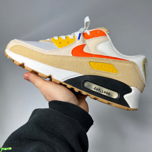 Nike Air Max 90 "M. Frank Rudy" Sesame 42,5 / FB4315-100 - Cats on Stacks VNTG