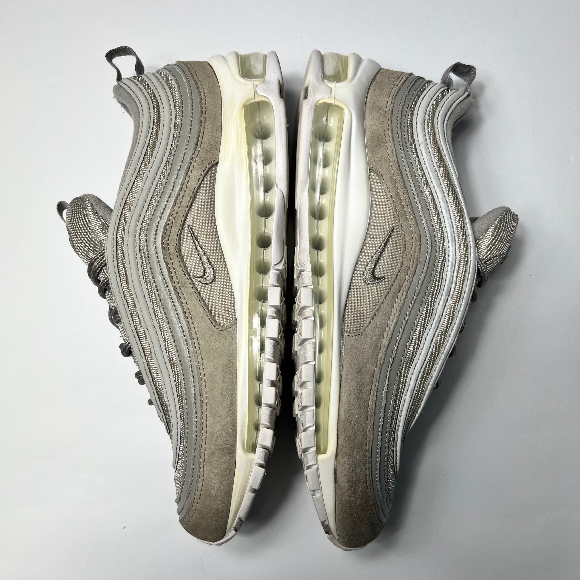Nike Air Max 97 Gray Cobblestone 44 / 921826-002 - Cats on Stacks VNTG