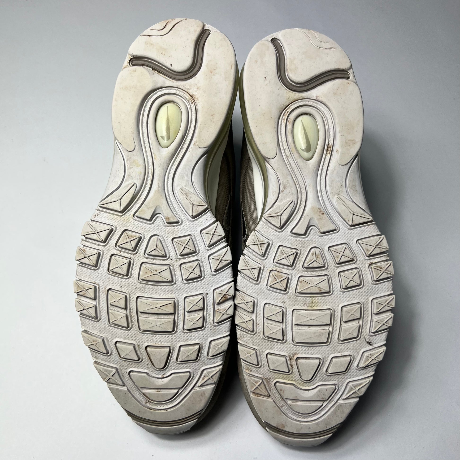 Nike Air Max 97 Gray Cobblestone 44 / 921826-002 - Cats on Stacks VNTG