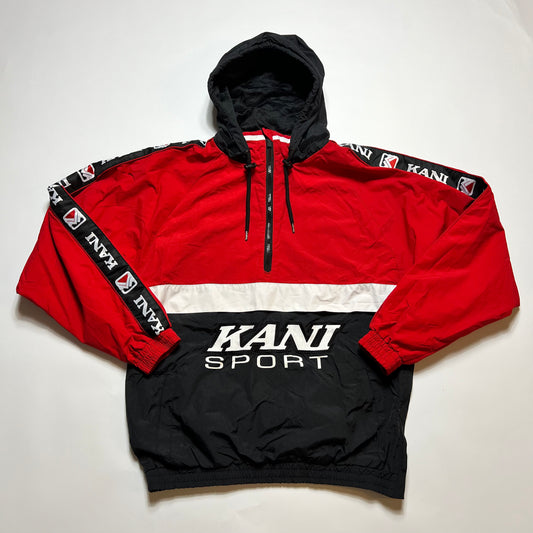 Kani Sport 1/4-Zipper Tracking Jacke M - Cats on Stacks VNTG