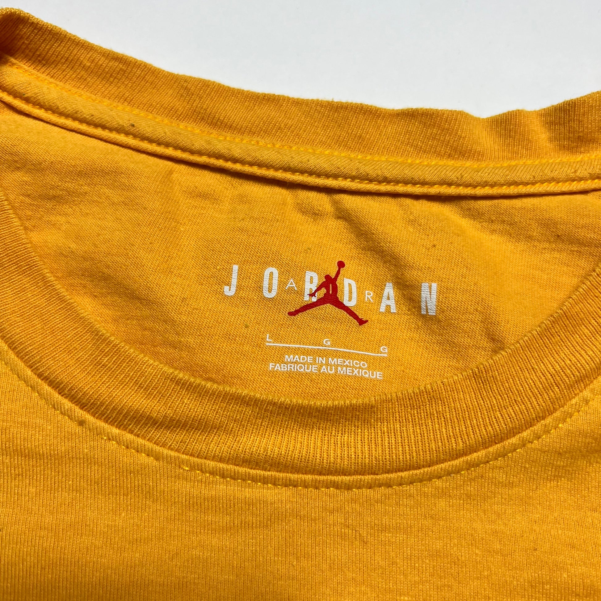 Air Jordan Jumpman Yellow Brick T-Shirt L - Cats on Stacks VNTG