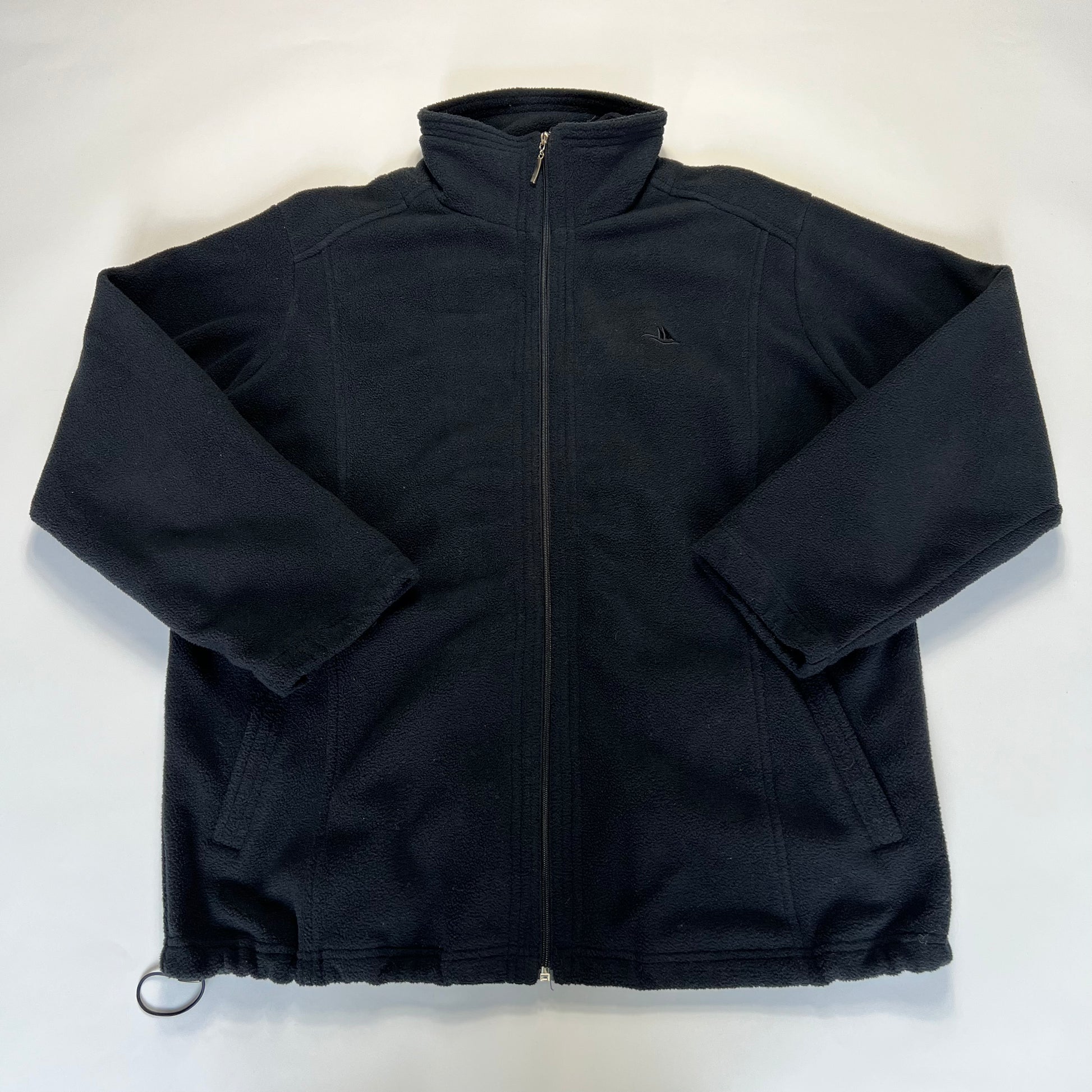 Vintage Yachting Black Fleece Zipper XL - Cats on Stacks VNTG