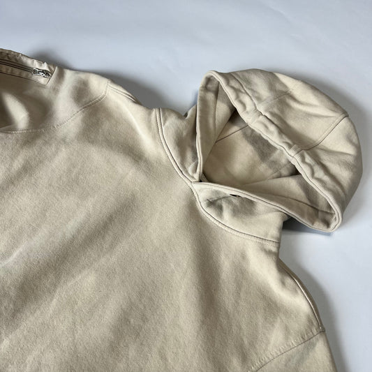 DEF Beige Basic Hoodie M - Cats on Stacks VNTG