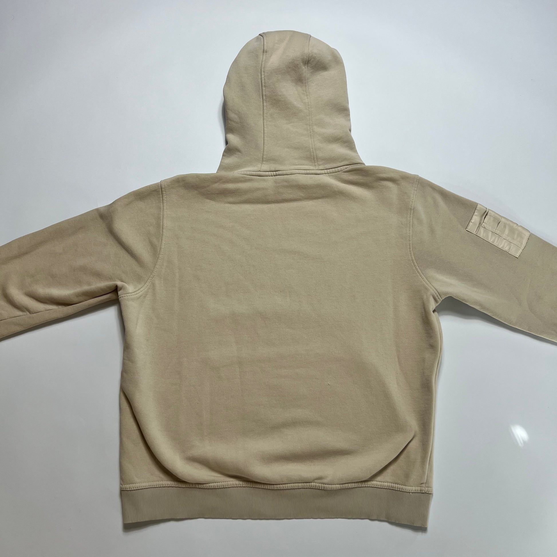 DEF Beige Basic Hoodie M - Cats on Stacks VNTG
