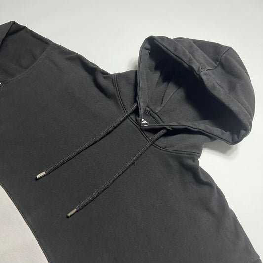 DEF Boxy Black & Gray Hoodie L - Cats on Stacks VNTG