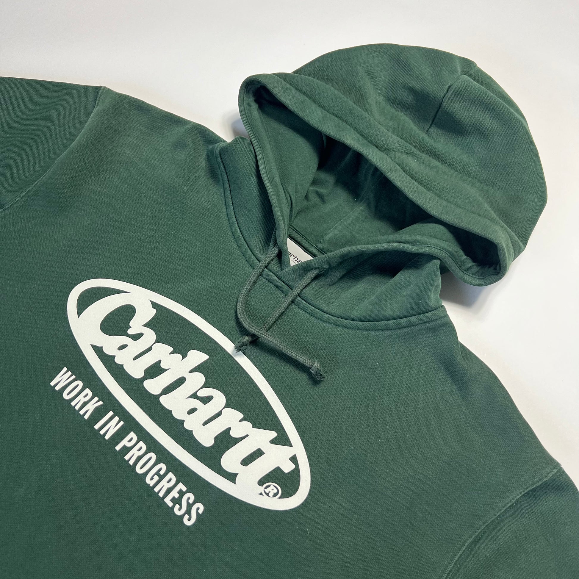 Carhartt Green Hooded Oval Sweat Hoodie XL - Cats on Stacks VNTG