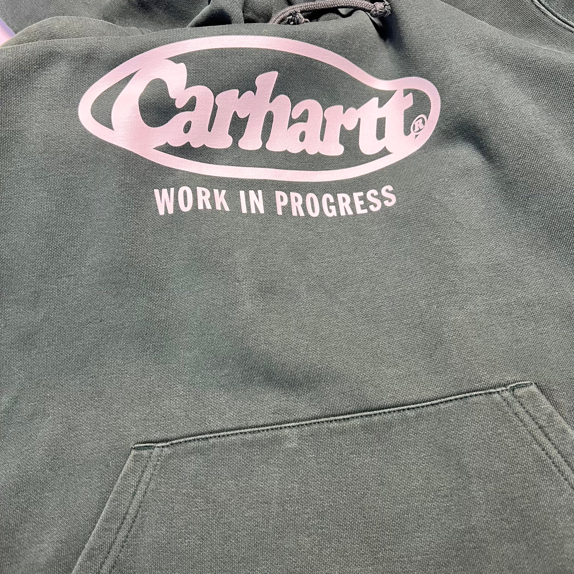 Carhartt Green Hooded Oval Sweat Hoodie XL - Cats on Stacks VNTG