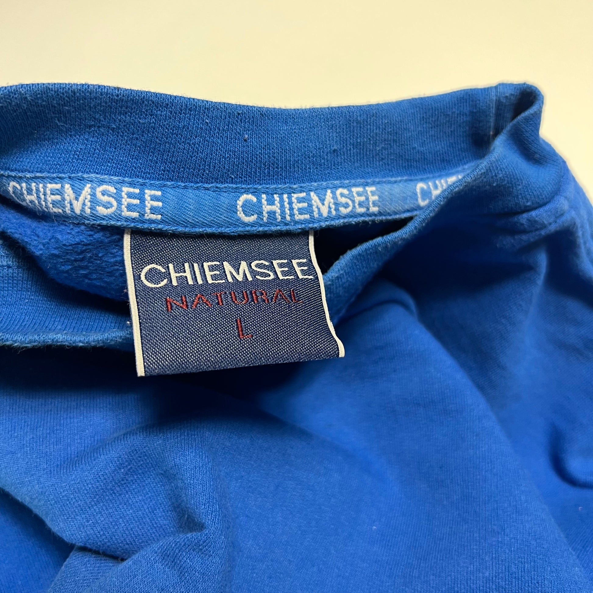 Vintage Chiemsee Natural Tribal Crewneck L - Cats on Stacks VNTG