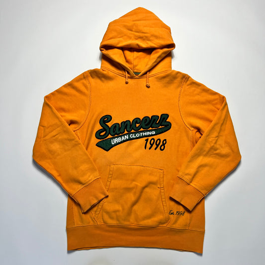 Vintage Sancezz Orange Hoodie L - Cats on Stacks VNTG
